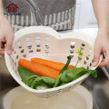 Plastic 2 in 1 Drainer Storage Basket